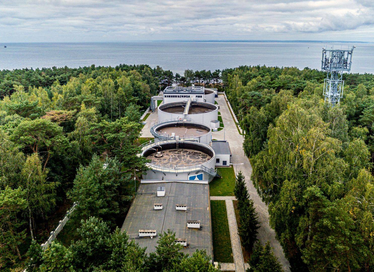 Spółka Wodno-Ściekowa "SWARZEWO" oczyszczalnia w Jastarni / Juracie
