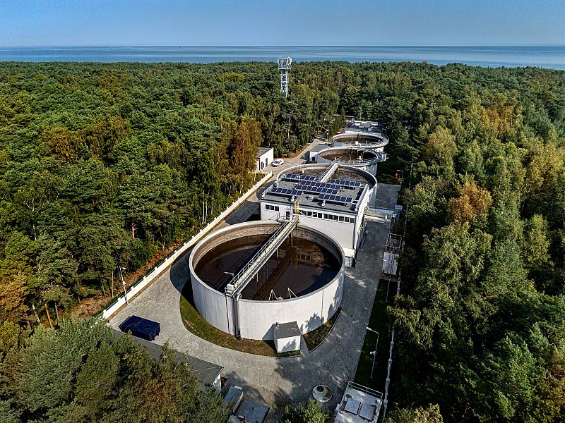 Oczyszczalnia w Jastarni / Juracie