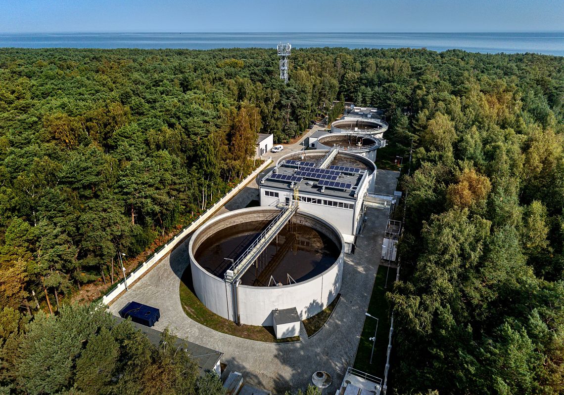 Oczyszczalnia w Jastarni / Juracie